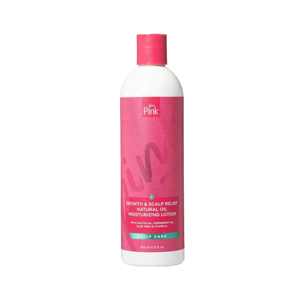 PINK GROWTH & SCALP RELIEF NATURAL OIL MOISTURIZING LOTION